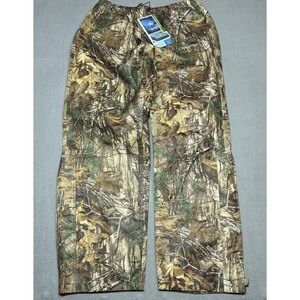 Frogg Toggs Pro Action Rain Pants XL RealTree Camo Waterproof Hunting NEW